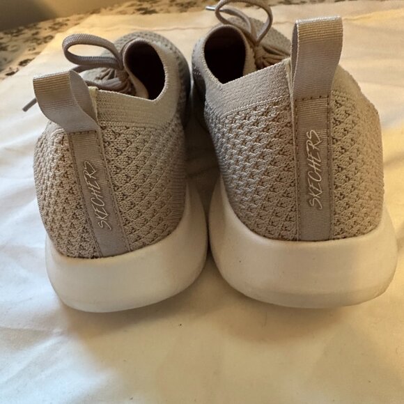 Skechers Women's Size 9 Ultra Flex Taupe Air Cooled Memory Foam Shoes 12539 - Picture 5 of 7